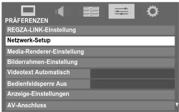 TOSHIBA 46MV732 - Einrichten des Netzwerks - 1