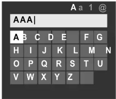TOSHIBA 46MV732 - So geben Sie Text über die Software-Tastatur ein: - 1