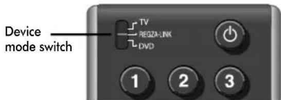 TOSHIBA 42CV500PG - REGZA-LINK playback device control - 1
