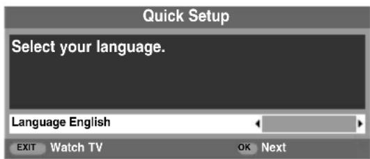 TOSHIBA 42CV500PG - Quick Setup - 1