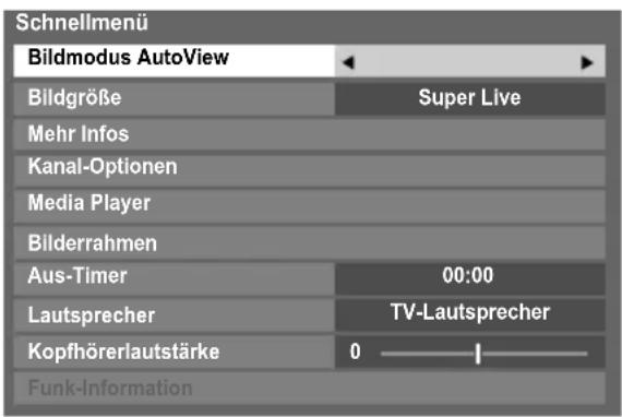 TOSHIBA 40MV732 - Schnellmenü - 1