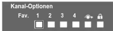 TOSHIBA 40MV732 - Wählen von Lieblingskanälen - 1