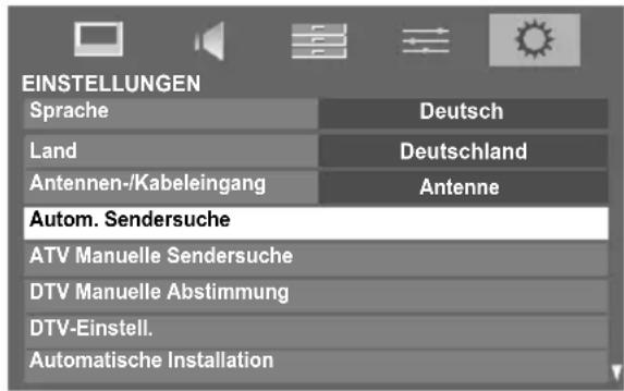 TOSHIBA 40XV733 - Automatische Sendersuche - 1