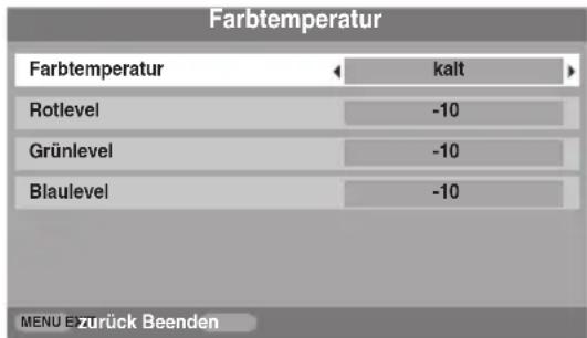 TOSHIBA 37XV503DG - Farbtemperatur - 1