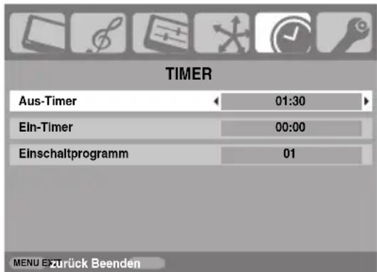 TOSHIBA 37XV503DG - Der Timer - 2