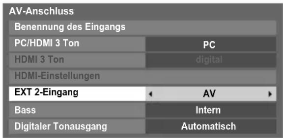TOSHIBA 37MV732 - Auswahl des Eingangs-Signals - 1