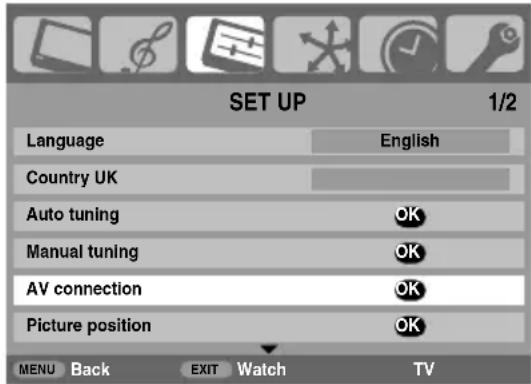 TOSHIBA 37CV501 - INPUT signal selection - 1