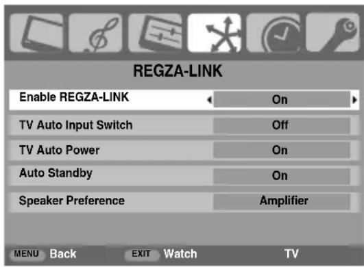 TOSHIBA 37CV501 - Enable REGZA-LINK - 1