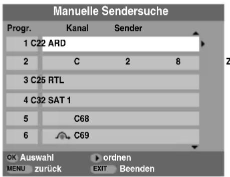 TOSHIBA 32XV555D - Überspringen von Programmen - 1