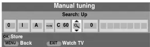 TOSHIBA 32CV500PG - Manual tune - 5