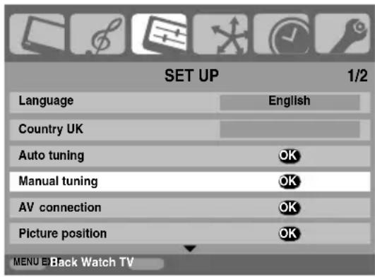 TOSHIBA 32CV500PG - Manual tune - 2