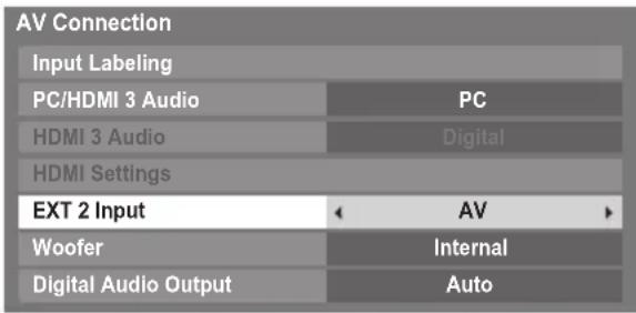 TOSHIBA 32MV732 - Input signal selection - 1