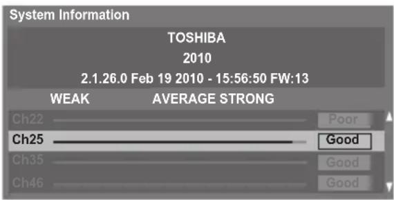 TOSHIBA 32MV732 - System Information - 1