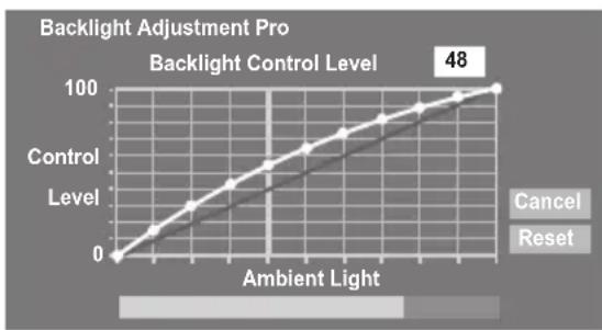TOSHIBA 32MV732 - Auto Brightness Sensor Settings - 2