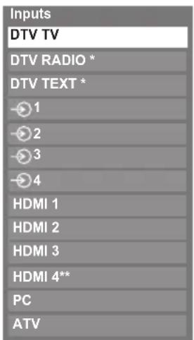 TOSHIBA 32MV732 - Input selection - 2