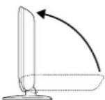 TOSHIBA 26DV615DG - Einklappbarer TV-Standfuß und Aufstellen des LCD-TVs - 1