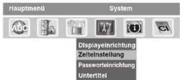TOSHIBA 26DV615DG - Zeiteinstellung - 1