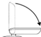 TOSHIBA 26DV615DG - Zum Einklappen des Standfußes: - 2