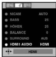 TOSHIBA 26DV615DG - HDMI Audioquelle einstellen - 1