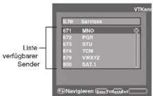 TOSHIBA 26DV615DG - DVB-T-Senderliste - 2