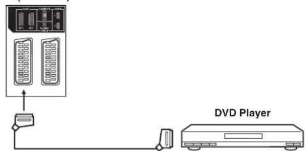 TOSHIBA 26DV615DG - DVD player anschließen - 1
