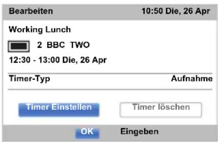 TOSHIBA 42M7463 - Suche und Aufnahme eines Programms mithilfe der Genre-Suche: - 2