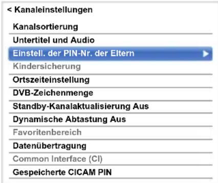 TOSHIBA 42M7453 - Einstell. der PIN-Nr. der Eltern - 1