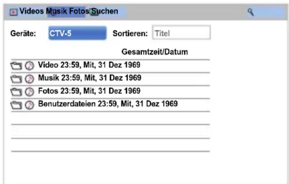 TOSHIBA 42L6453 - Verwenden des My Contents mit einem Medienserver - 1