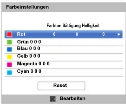 TOSHIBA 42L6453 - Farbeinstellungen - 1