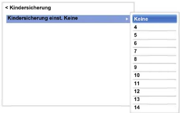 TOSHIBA 42L6453 - Kindersicherung Einst. - 1