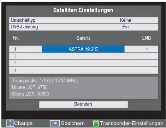 TOSHIBA 40W2444 - Einen Transponder hinzufügen - 1
