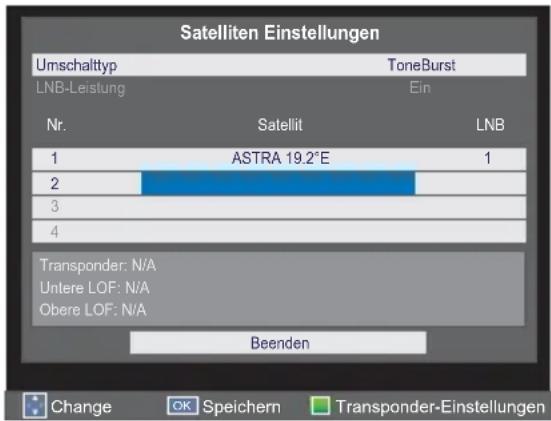TOSHIBA 40W2444 - Einen Satelliten hinzufügen - 2
