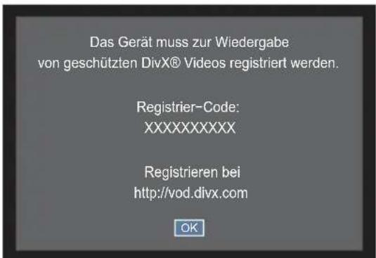 TOSHIBA 40W2443 - DivX Abmeldung - 3