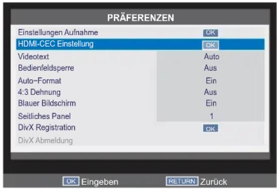 TOSHIBA 40W2443 - HDMI-CEC aktivieren - 2