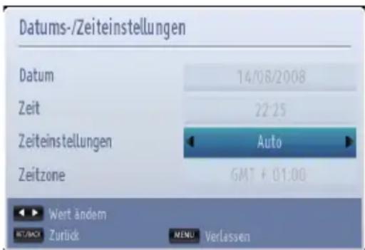 TOSHIBA 40T5445 - Einstellen von Datum und Uhrzeit - 1
