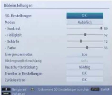 TOSHIBA 40T5445 - Bildeinstellungen konfigurieren - 1