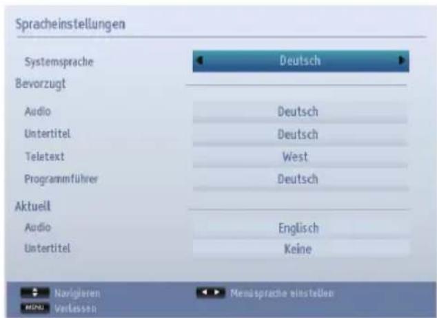 TOSHIBA 40T5445 - Spracheinstellungen - 1