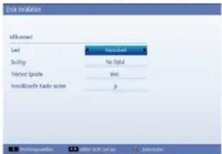 TOSHIBA 40T5445 - Erstinstallation - 2