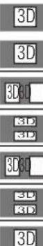 TOSHIBA 40M8365 - So wählen Sie das 3D-Format aus dem Schnellmenü im 3D-Modus: - 8