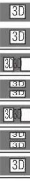 TOSHIBA 40M8365 - So wählen Sie das 3D-Format aus dem Schnellmenü im 3D-Modus: - 19