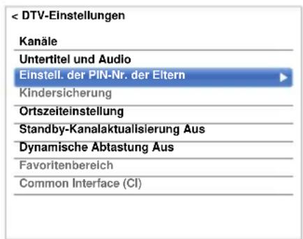 TOSHIBA 40L6363 - Einstell. der PIN-Nr. der Eltern - 1