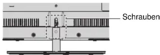 TOSHIBA 40L6363 - Entfernen des Sockelständers: - 1