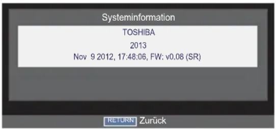 TOSHIBA 40L5353 - Systeminformation - 1