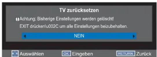 TOSHIBA 40L2453 - TV zurücksetzen - 1