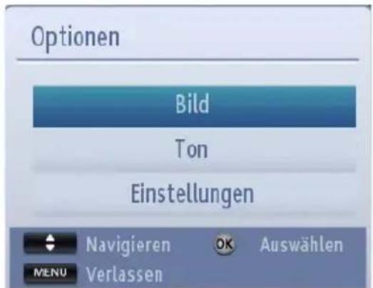 TOSHIBA 40L1343 - Das Benutzen der Taste MENU im Media- Browser-Modus - 1