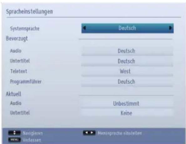 TOSHIBA 40L1334 - Spracheinstellungen - 1