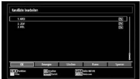 TOSHIBA 37BV701G - Aufrufen der Kanalliste - 2