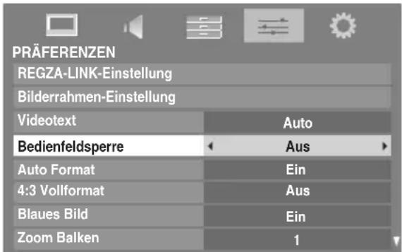 TOSHIBA 32XV625 - Bedienfeldsperre - 1