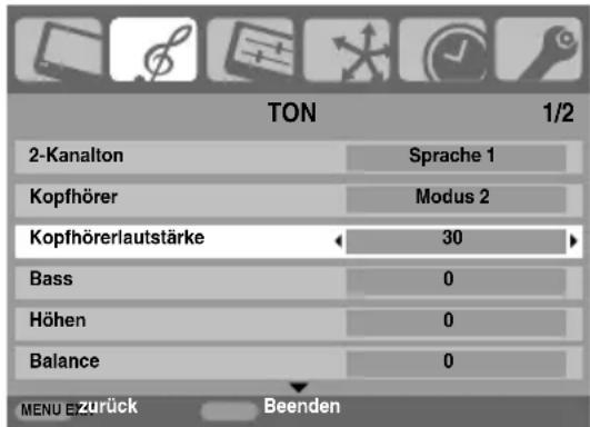 TOSHIBA 32XV556D - Kopfhörermodus - 1