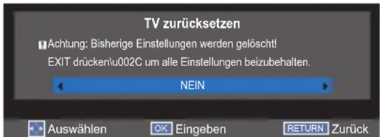 TOSHIBA 32W2454 - TV zurücksetzen - 1